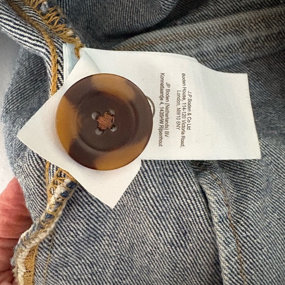 Boden blue denim button-up jacket - Picture 7 of 14